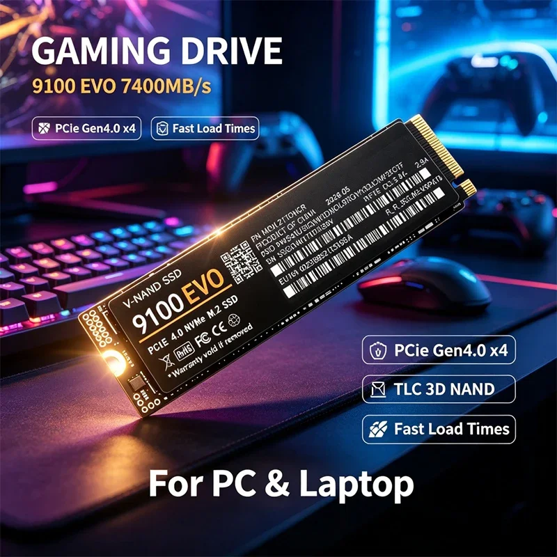 قرص SSD من نوع M.2 NVMe 9100 E - مراجعة M.2 Nvme 4Tb Pcie 4.0 Ssd وسعره