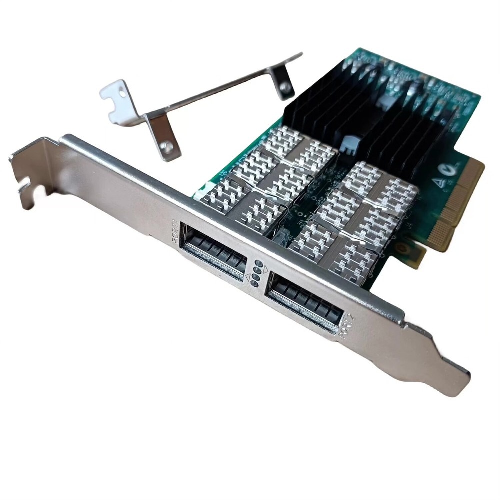بطاقة محول شبكة PCIe x8 مزدوجة - مراجعة 10Gb Sfp+ Pcie Network Card Dual Port وسعره