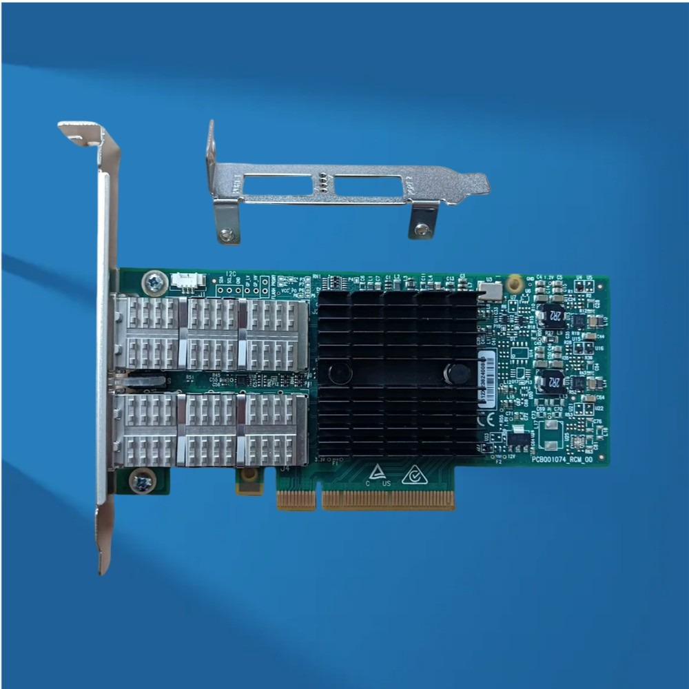 بطاقة شبكة Mellanox MCX354A-QC - مراجعة 10Gb Sfp+ Pcie Network Card Dual Port وسعره