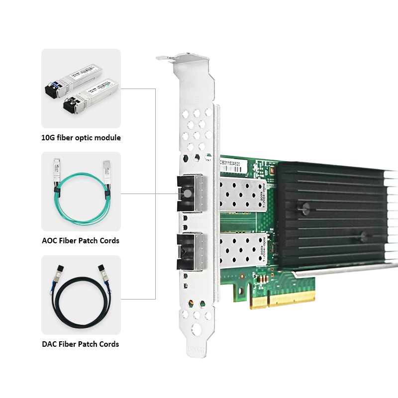 LR-LINK 1010PF-2SFP+ PCIe x8 ب - مراجعة 10Gb Sfp+ Pcie Network Card Dual Port وسعره