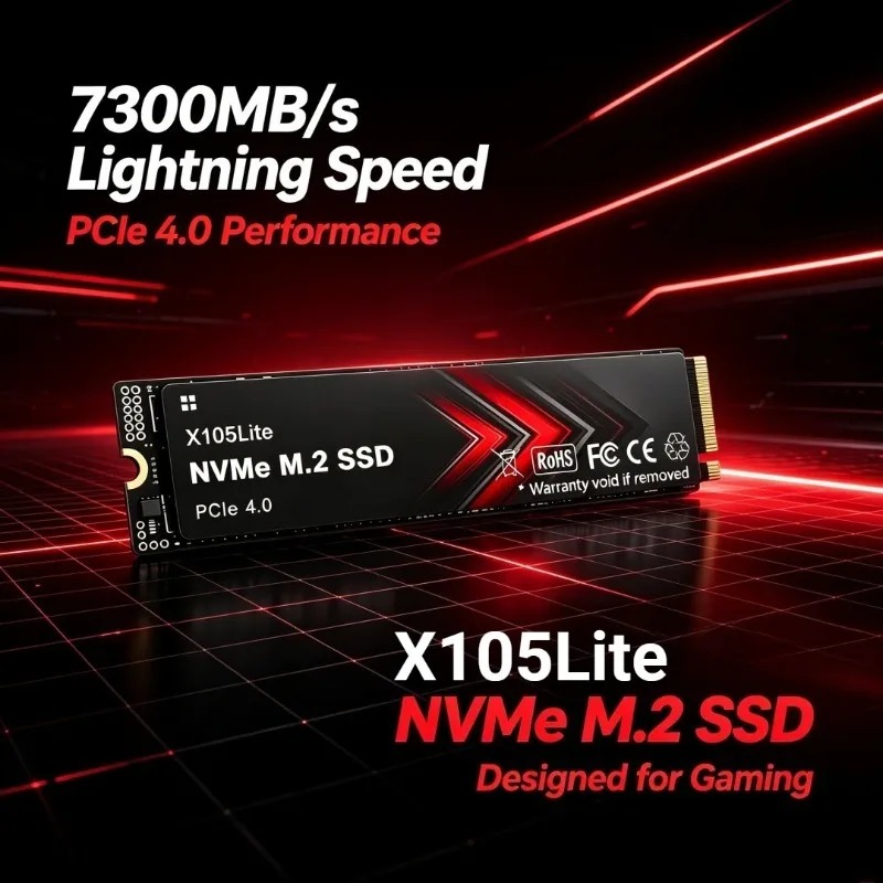 X105Lite M.2 NVMe SSD PCIe 4.0 - مراجعة M.2 Nvme 4Tb Pcie 4.0 Ssd وسعره