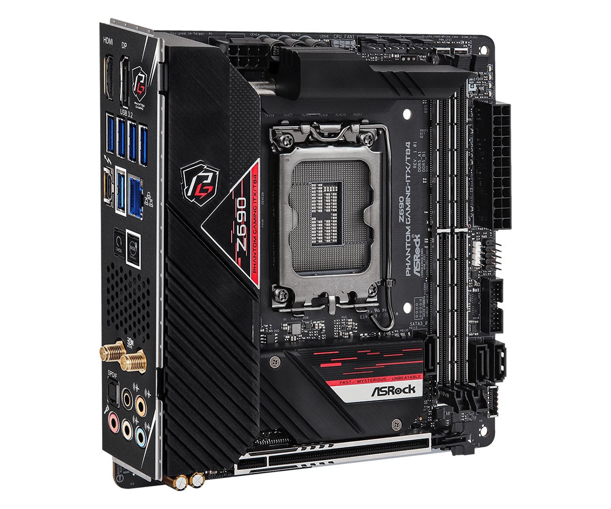 لوحة أم ASROCK Z690 Phantom Ga - مراجعة Lga 1700 Ddr5 Itx Motherboard وسعره